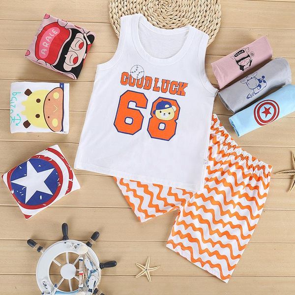 

clothing sets summer style baby boys girls set sport children kids clothes casual short pants, White