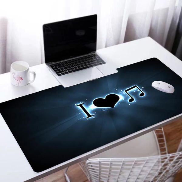 

mouse pads & wrist rests large pad i love you logo persian carpet lappc gamer keyboard mousepad edge white tassel rubber table mat for p