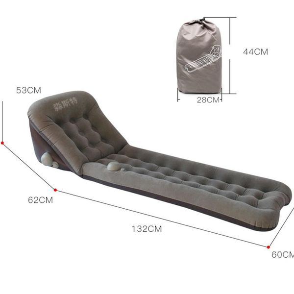

hiking camping sleeping mat outdoor inflatable multi function back rest pad pillow sofa bed beach air mattress for trekking pads