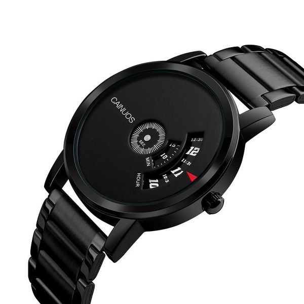 

wristwatches cainuos man watch business men's waterproof clock male fashion vacuum plated case watch2021, Slivery;brown