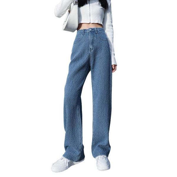 

women's pants & capris fashion high street wide leg casual loose solid long elegant elastic waist de moda trouser 2021 autumn, Black;white