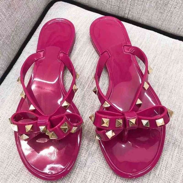 

slippers pvc jelly sandal ,summer beach plus size 35-41 210310, Black