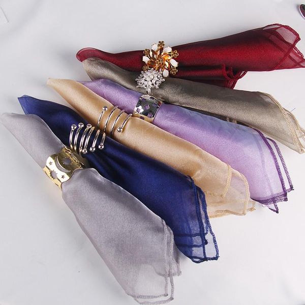 

table napkin 20pcs/lot continental upscale el restaurants cloth mouth, fluorescence model room scarf mouth napkins