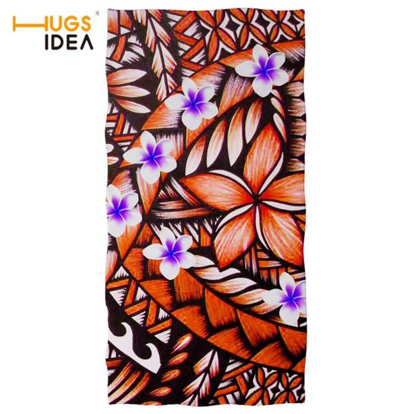 

polynesian plumeria pattern print home bathroom shower towel portable travel el dry up face hair blanket beach