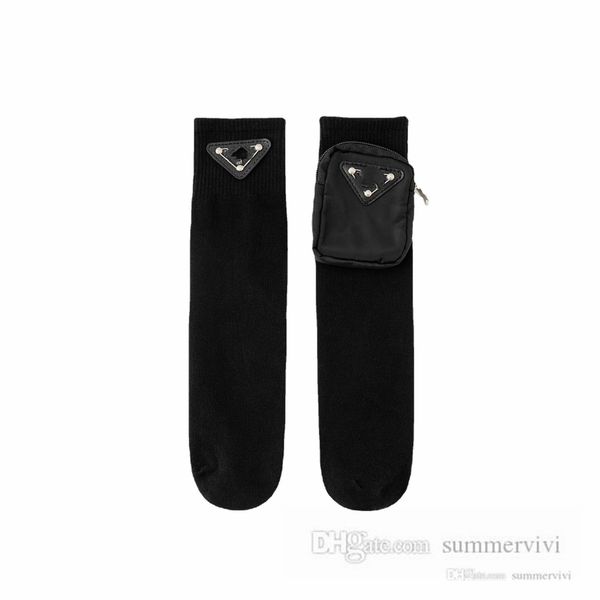 

designer kids letter triangle sports socks ins girls boys 34 knee high casual sock with purse children cotton breathable sox q291, Pink;yellow