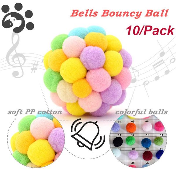 

cat toy cotton interactive chew dog for pet with bell ball shape toys handmade outdoor training dogty0150-10