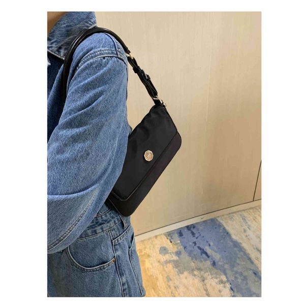

minority design bag female new fashion high sense oxford fabric texture versatile foreign style chain one shoulder messenger bag purses clea