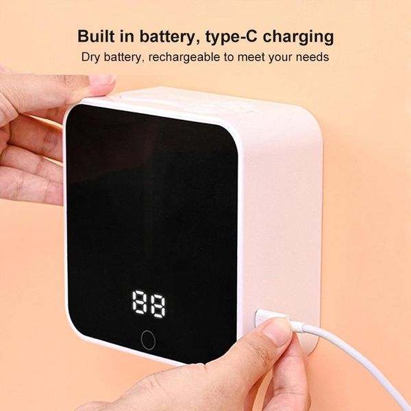 

liquid soap dispenser 1pc automatic induction dispensers wall mounted led display household kitchen bathroom hand washer