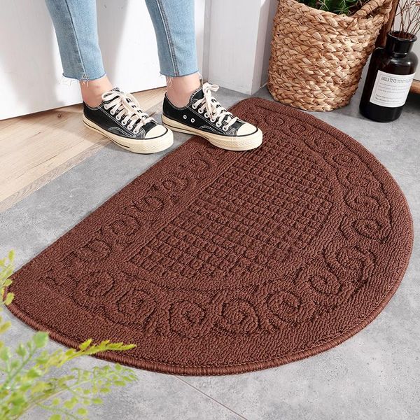 

cushion/decorative pillow retro semicircular rug bedroom area for kitchen slip resistant easy care anti-skid floor mat 40*63cm 48*78cm