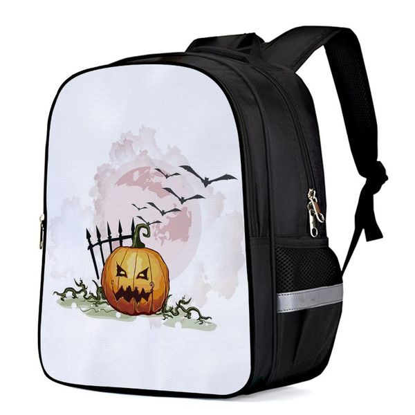 

backpack halloween pumpkin toddler boy girl elementary school kindergarten