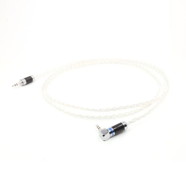 

smart power plugs one piece plated silver stereo 3.5mm to male headphone cable with carbon fiber