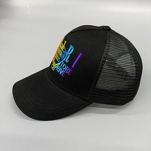 

wholesale latest colors ball caps luxury designers hat men's fashion trucker caps embroidery letters, Blue;gray