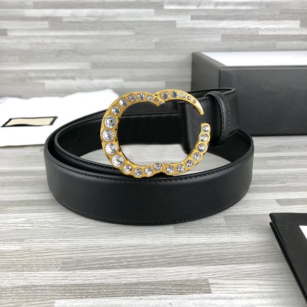 Trendy Rhinestones Cintos Letra Diamante Cinto Genuíno Cinto De Couro Para Homens Mulheres Ceinture Crystal Alfabeto Cintos