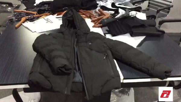 

Professional manufacturer the china winter usb heating jacket for men, Black