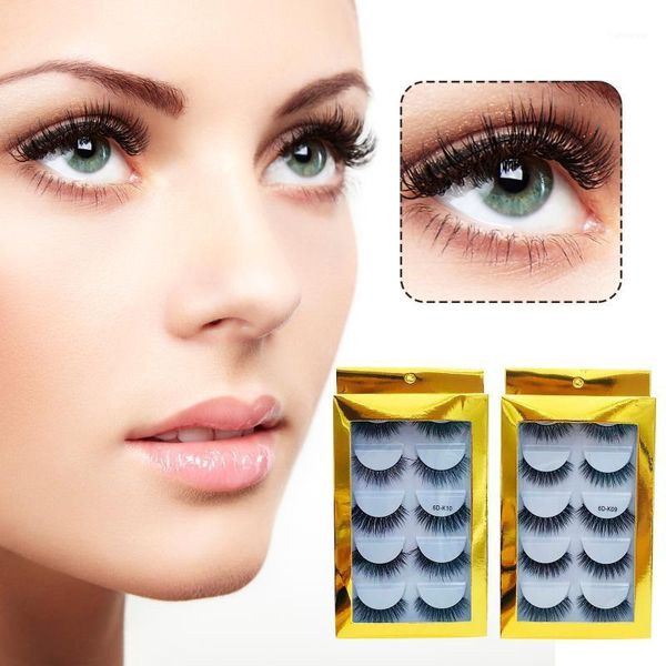 

pairs women eyelashes fashion makeup mink natural handmade soft long false extension diy lasting beauty1