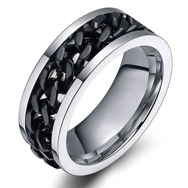 

stainls steel center chain spinner 8 mm rings
