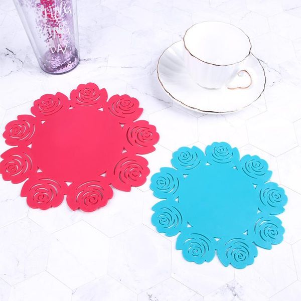 

mats & pads silicone dining table placemat cup bar mug drink coasters resistant kitchen accessories