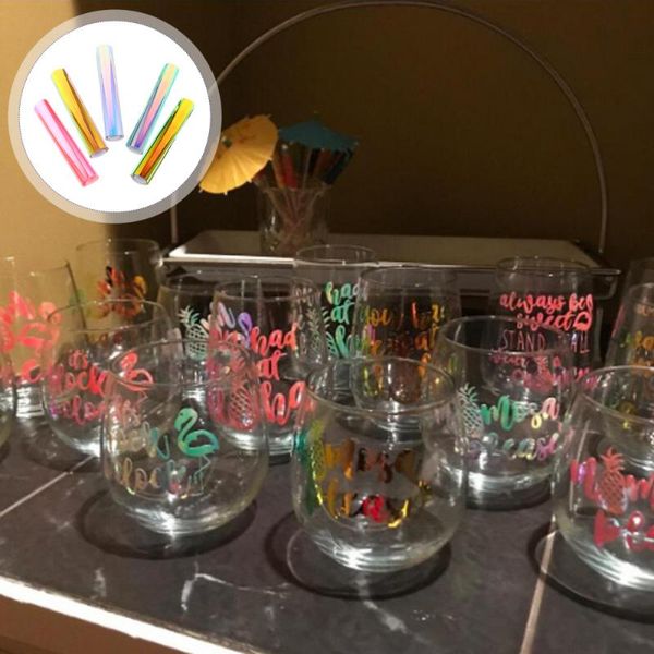 

window stickers 5pcs self-adhesive films practical transfer membrane for clothes t-shirt