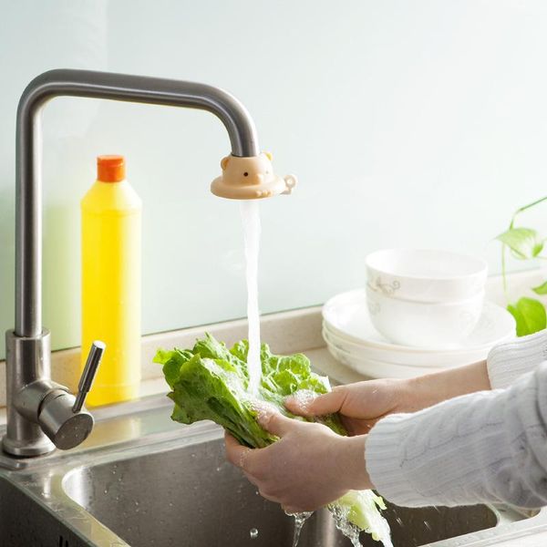 

degree rotating cartoon water strainers kitchen faucet saving sprayers quality colanders faucets