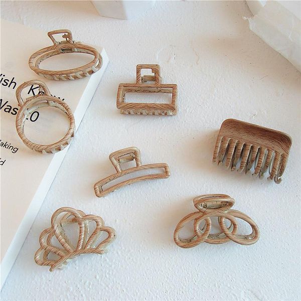 

women vintage hair claw lady fashion alloy grab head hairpin accessories