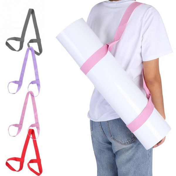 

durable yoga adjustable shoulder strap mat sling carrier carry belt exercise stretch carrying resistance bands