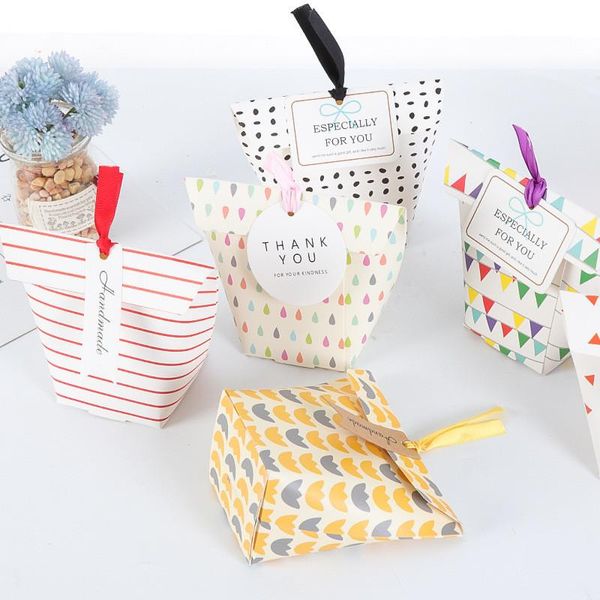 

gift wrap 5/10/50pcs color paper box for wedding baby shower party creative white paperboard socks scarf candy packaging boxes