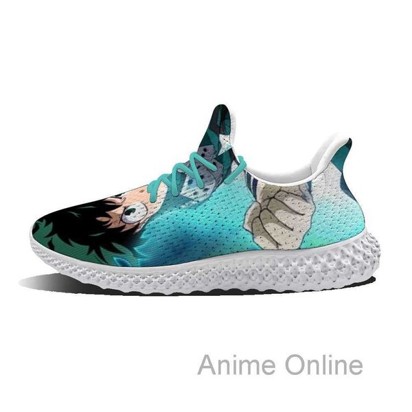

spring midoriya izuku diy customization lace-up running shoes