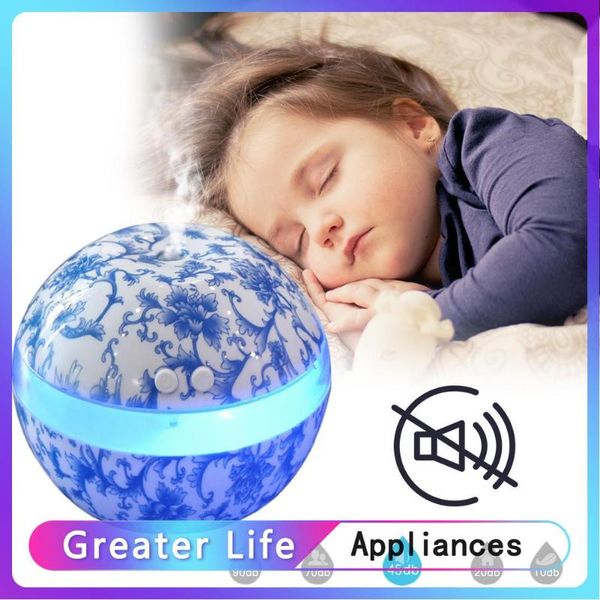 

humidifiers usb ultrasonic air humidifier 7 color led light aroma diffuser (multicolor)