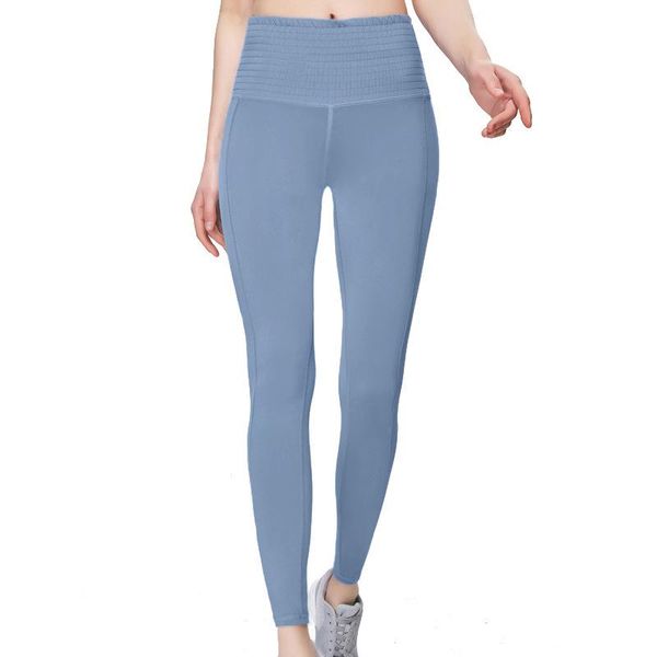 

yoga outfits luobolan high waist pants female elastic tight quick-drying running sports leggings tummy control slim fitness, White;red