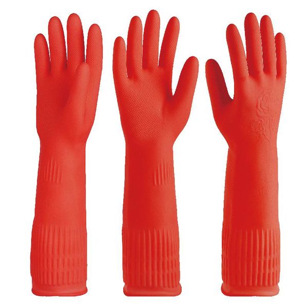 

disposable gloves latex 38cm anti-slip household for general use