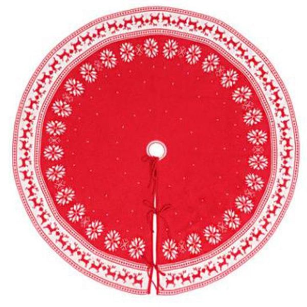 

christmas decorations snow flower elk tree skirt rustic xmas for indoor outdoor