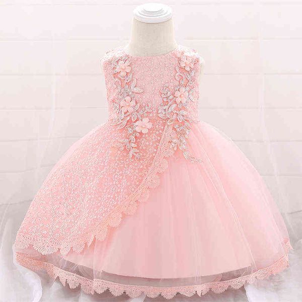 

newborn child baptism 1 year baby girl beading lace sequined tulle christening princess toddler birthday party ball gown dress g1129, Red;yellow