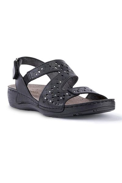

women's sandals-17902 sandals, Black