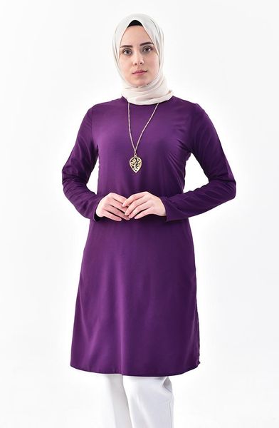

women's blouses & shirts minahill purple tunic 3164-05, White