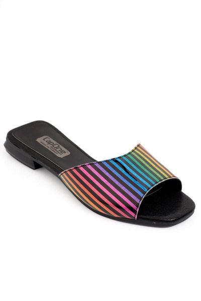 

slippers capone p101 oval single band women 's, Black
