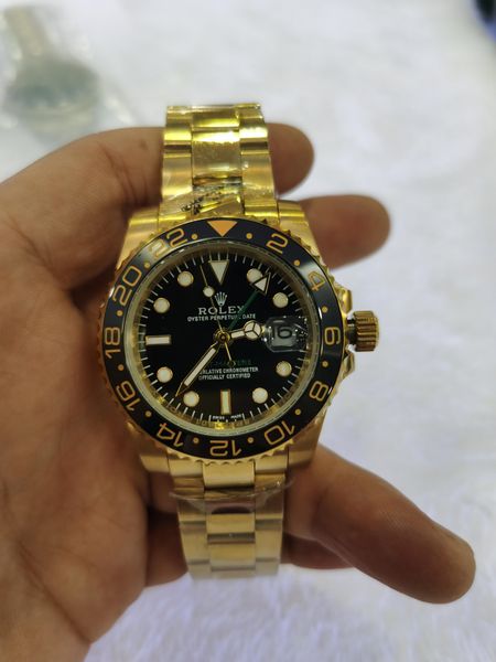 

luxury mens watch with box classic 40mm ceramic bezel black dial 116613 116613lb asia 2813 mechanical automatic men watches, Slivery;brown