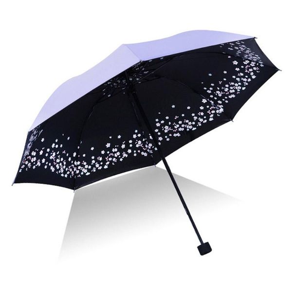 

umbrellas yada ins cherry blossoms flower folding umbrella for women uv rainproof sun rainy protection parasol yd200071