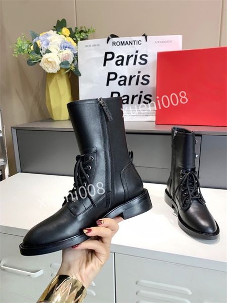 

2022 men women boots smooth leather oxford winter shoes ankle half black white bordeaux red pumpkin mens fashion platform boot zh211028