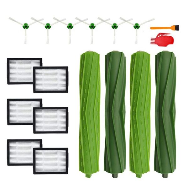 

vacuum cleaners 18pcs hepa filter side brush main replacement for i7 e5 e6 i series robot cleaner spare parts
