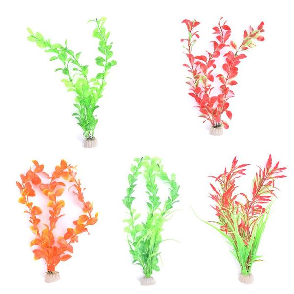 

decorations large artificial plastic water plant grass aquarium plants fish tank flower ornament decor aquatic accessories
