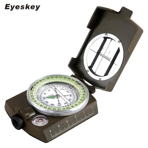 

lensatic compass eyeskey survival hiking outdoor camping equipment geological compact scale gadgets