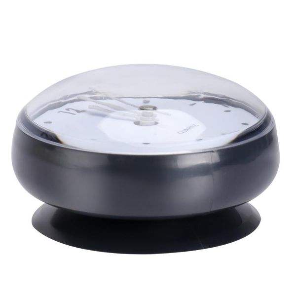 

wall clocks 1pc waterproof sucker clock pendant creative bathroom kitchen hanging