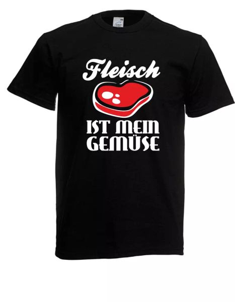 

mens t-shirt meat is my vegetables to 5xl, White;black