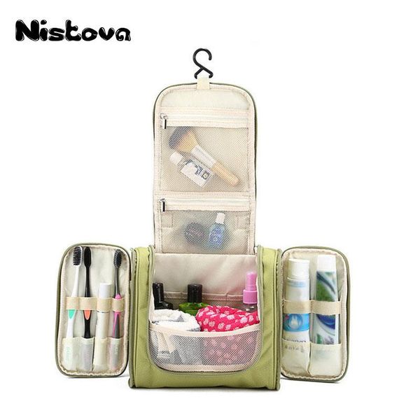 

women multifunction cosmetic bag travel hanging organizer hygiene wash bags & cases