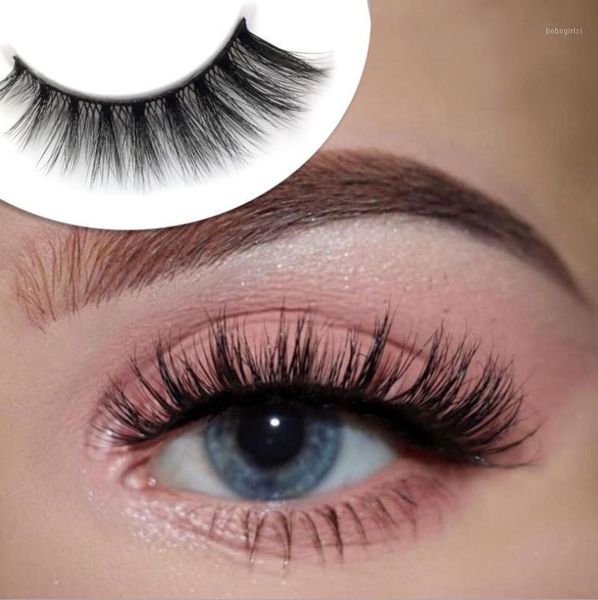 

pairs eyelashes 3d mink natural false dramatic volume lashes makeup eyelash extension silk maquiagem1