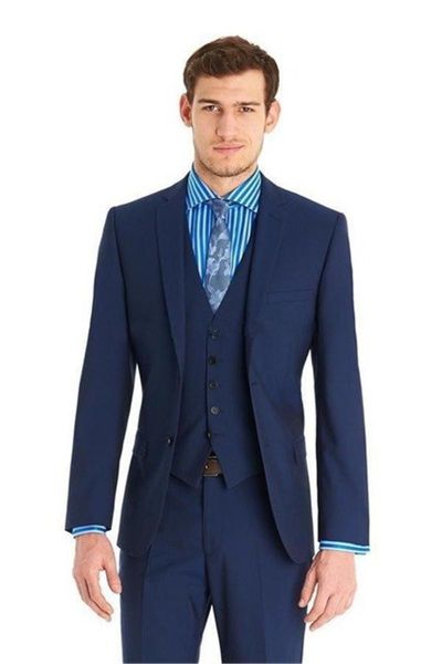 

style classic arrival custom made slim fit wedding navy groom tuxedos( jacket+pants+vest+tie)ng men's suits & blazers, White;black
