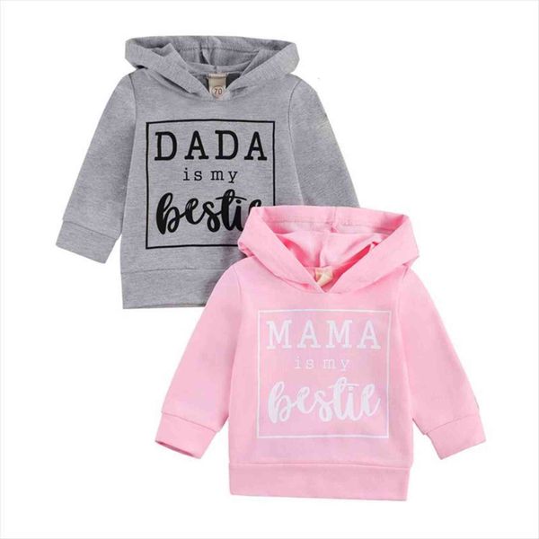 

toddler baby hoodies casual pullover long sleeve letter print hooded sweatshirt for boys girls infant out playwear fall clothes, Black