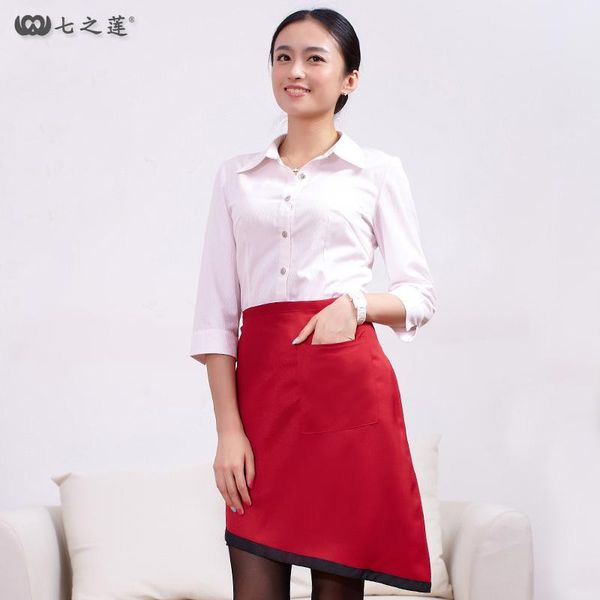 

aprons korean style fashion restaurant kitchen half-length apron women
