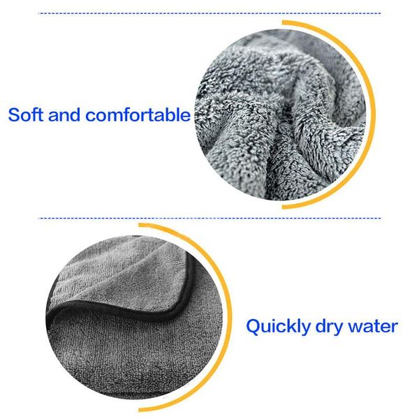 

towel vehemo car care 40x40cm super thick plush microfiber cleaning cloth microfibre wax polishing detailing
