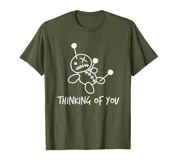 

Thinking of You Funny Voodoo Doll Valentine' Day Joke Gifts T-Shirt, Mainly pictures